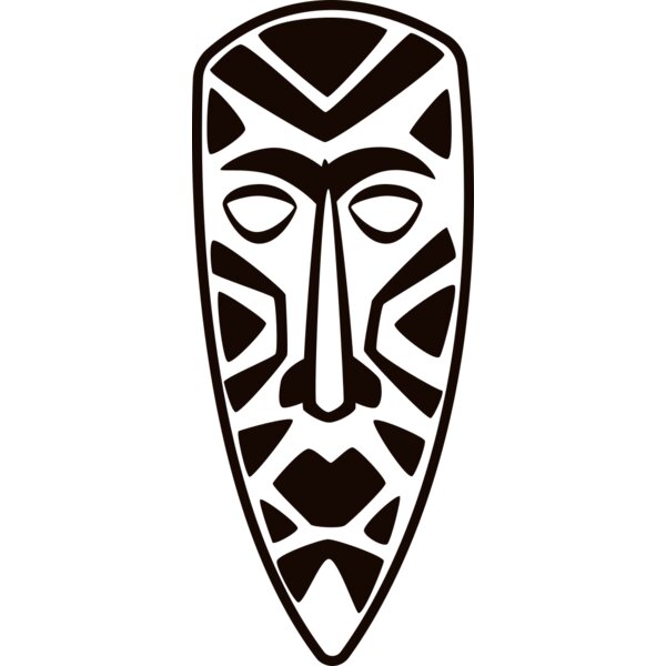 Polynesian Tribal Mask Thumbnail