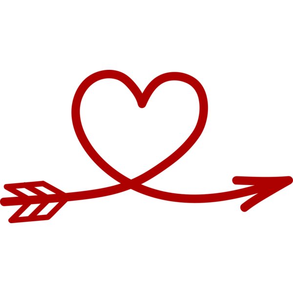 Red heart with arrow Thumbnail